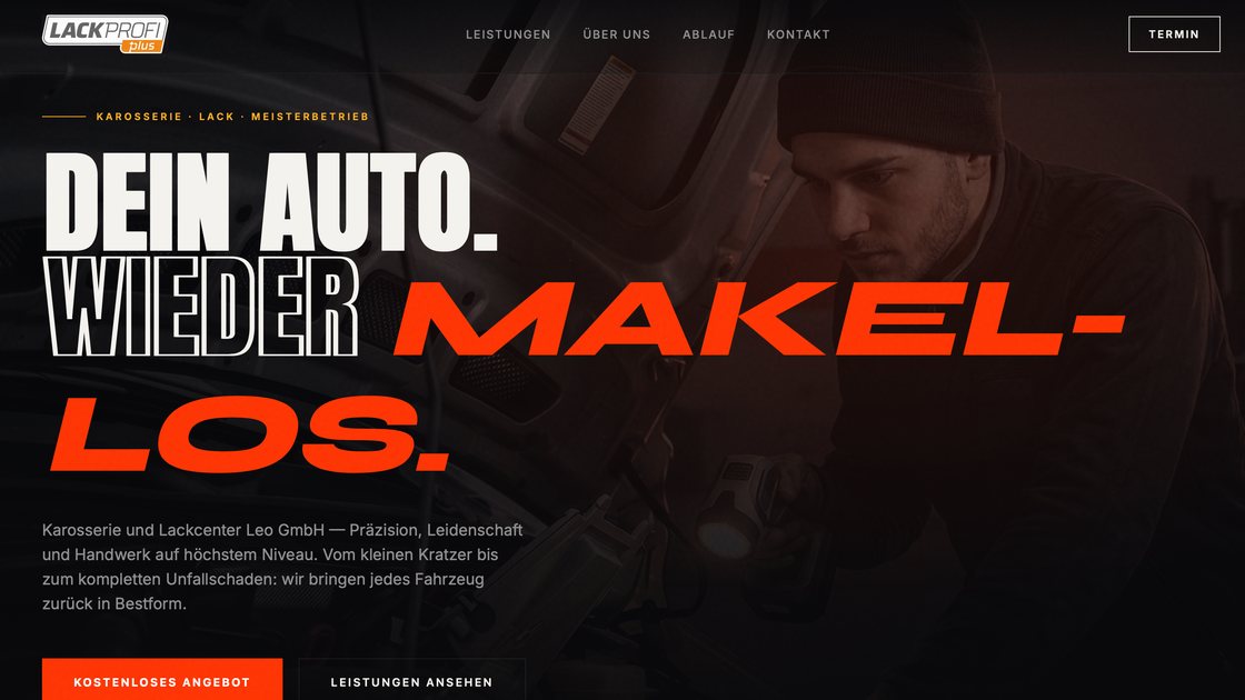 Startseite von leogmbh.com