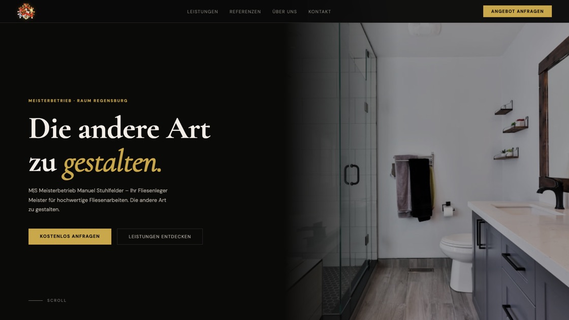Startseite von stuhlfelderfliesen.com